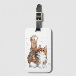 かわいい子猫ペット ラゲッジタグ