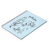 かわいい子猫マンガブルースパイラル ノートブック (左側)