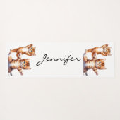 かわいい子猫ヨガマット ヨガマット (裏面(横))