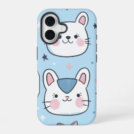 かわいい子猫ラブアニメフォンケース iPhone 16ケース
