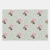 かわいい子猫ラヴカスタムィー猫の写真3 ラッピングペーパーシート (正面2)