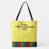 かわいい子猫先生トート – 戻る参照! トートバッグ (裏面)