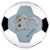 かわいい子猫名前をカスタムする&カラーサッカーボール サッカーボール (回転)