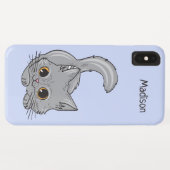 かわいい子猫名前をカスタムする&カラーホンケース Case-Mate iPhoneケース (裏面(横))