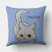 かわいい子猫名前をカスタムする&カラー装飾用クッション クッション (裏面)