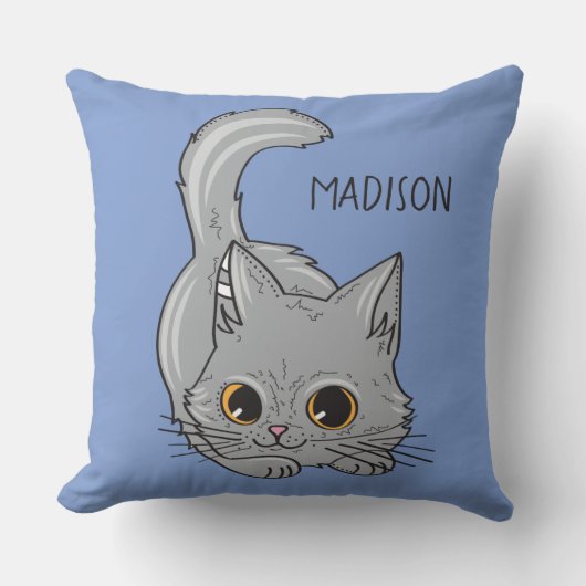 かわいい子猫名前をカスタムする&カラー装飾用クッション クッション (正面)