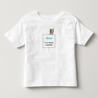 かわいい子猫子猫かわいい名前をカスタムする トドラーTシャツ
