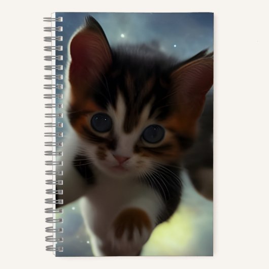 かわいい子猫宇宙 ノートブック (正面)