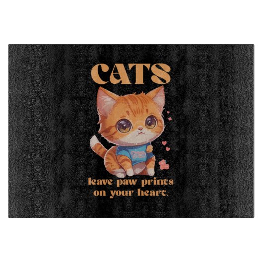 かわいい子猫愛 カッティングボード (正面)