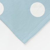 かわいい子猫水玉模様 エレガント フリースブランケット (角)