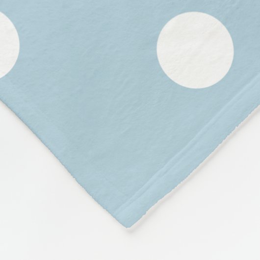 かわいい子猫水玉模様 エレガント フリースブランケット (角)