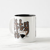 かわいい子猫猫 ツートーンマグカップ (正面左)