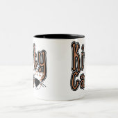 かわいい子猫猫 ツートーンマグカップ (中央)