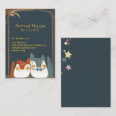 かわいい子猫獣医 名刺 (正面/裏面)