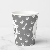 かわいい子猫男女兼用赤ちゃんシャワー 紙コップ (右)