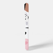 かわいい子猫白黒モノグラム Case-Mate iPhoneケース (裏面 / 左)