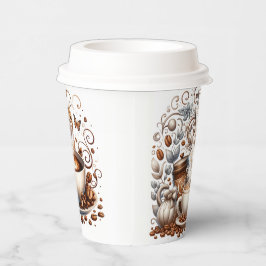 かわいい子猫紙コーヒーカップお洒落猫 紙コップ