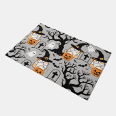 かわいい子猫魔女 ドアマット (アングル)