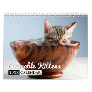 かわいい子猫2022年写真の壁カレンダー カレンダー