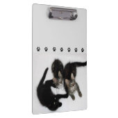 かわいい子猫3体のクリップボード クリップボード (右)