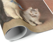 かわいい子猫5匹ラッピング紙 ラッピングペーパー (ロールコーナー)