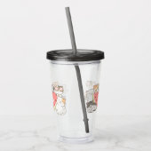 かわいい子猫 アクリルタンブラー (左)