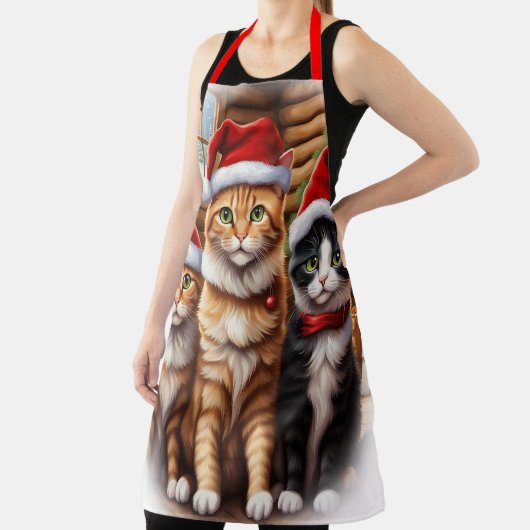 かわいい子猫 エプロン (インサイチュ)
