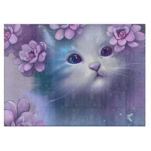 かわいい子猫 カッティングボード (正面)