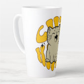 かわいい子猫 カフェラテマグ (左アングル)