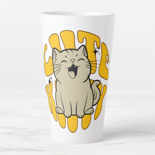 かわいい子猫 カフェラテマグ (正面)