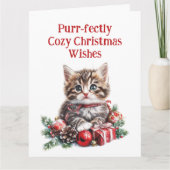 かわいい子猫 カード (正面)