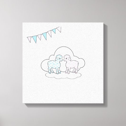 かわいい子猫 キャンバスプリント (正面)