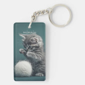 かわいい子猫 キーホルダー (裏面)