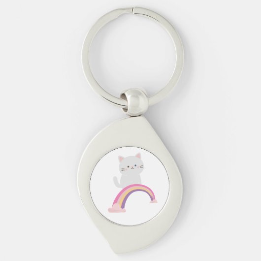 かわいい子猫 キーホルダー (正面)