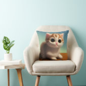 かわいい子猫 クッション (椅子)