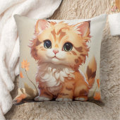 かわいい子猫 クッション (ブランケット)