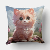 かわいい子猫 クッション (裏面)