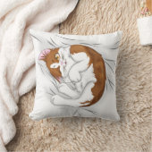 かわいい子猫 クッション (ブランケット)