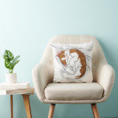 かわいい子猫 クッション (椅子)