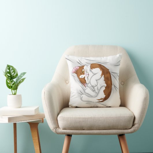 かわいい子猫 クッション (椅子)