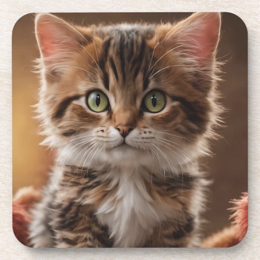 かわいい子猫 コースター (正面)