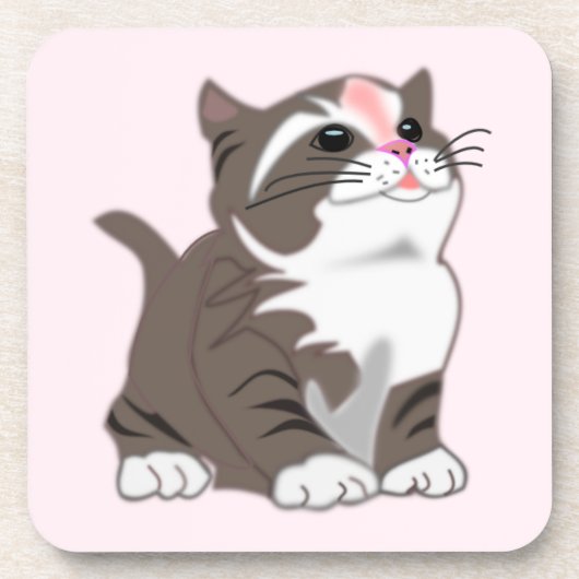 かわいい子猫 コースター (正面)