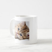 かわいい子猫 コーヒーマグカップ (正面左)