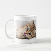 かわいい子猫 コーヒーマグカップ (左)