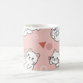 かわいい子猫 コーヒーマグカップ (中央)