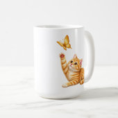かわいい子猫 コーヒーマグカップ (正面右)