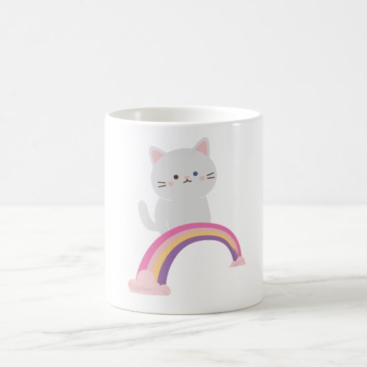 かわいい子猫 コーヒーマグカップ (中央)