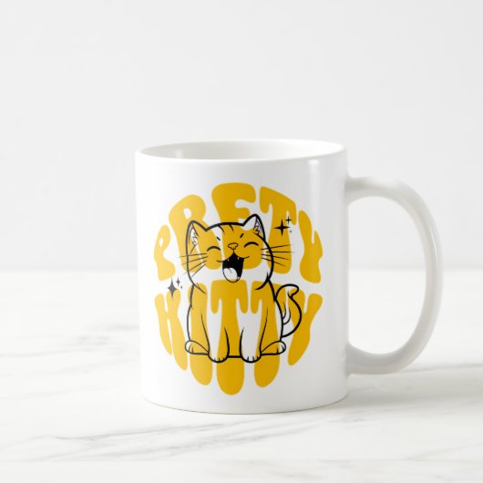 かわいい子猫 コーヒーマグカップ (右)