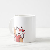 かわいい子猫 コーヒーマグカップ (正面左)