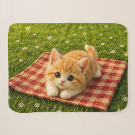かわいい子猫 シェルパブランケット